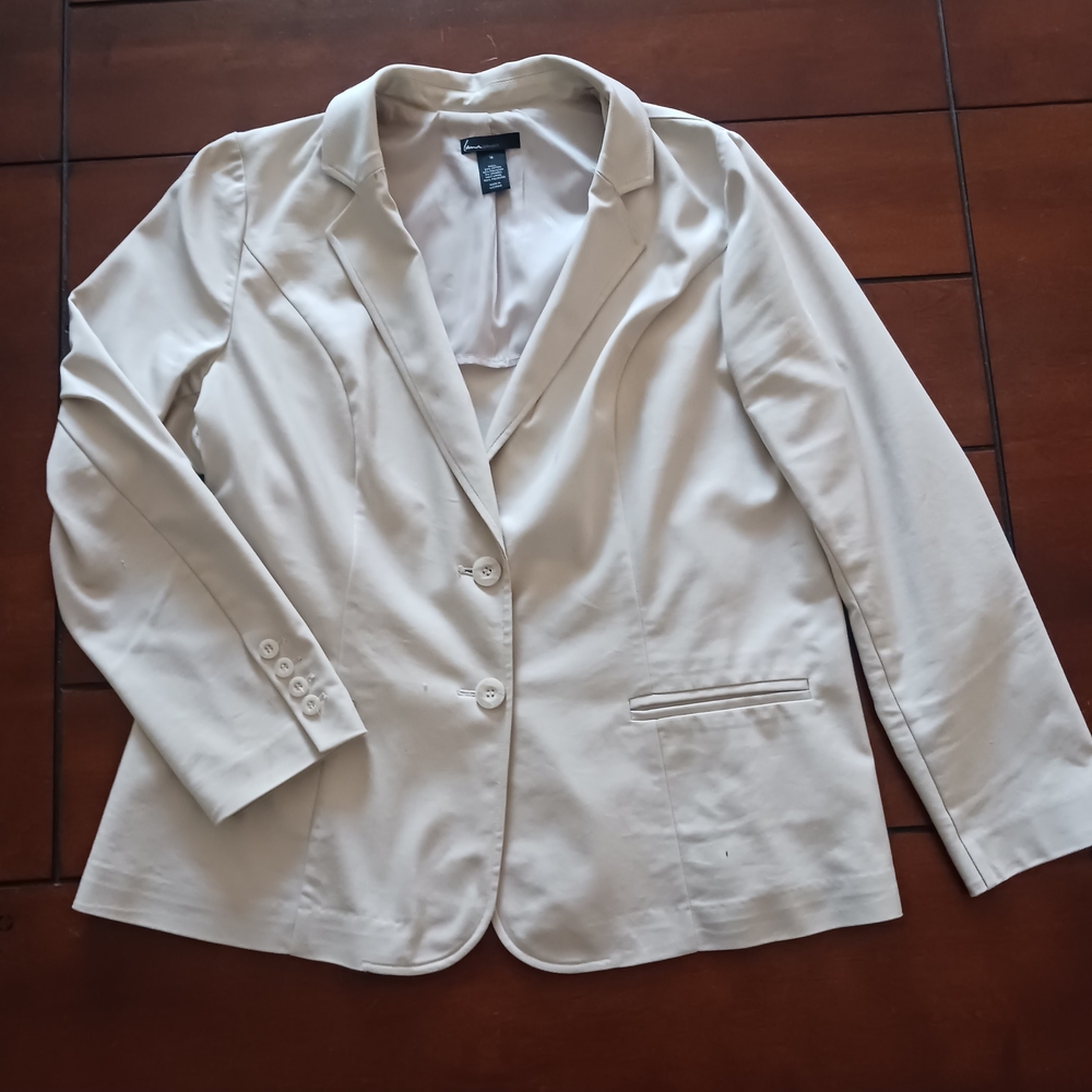 Lane Bryant Cream Blazer